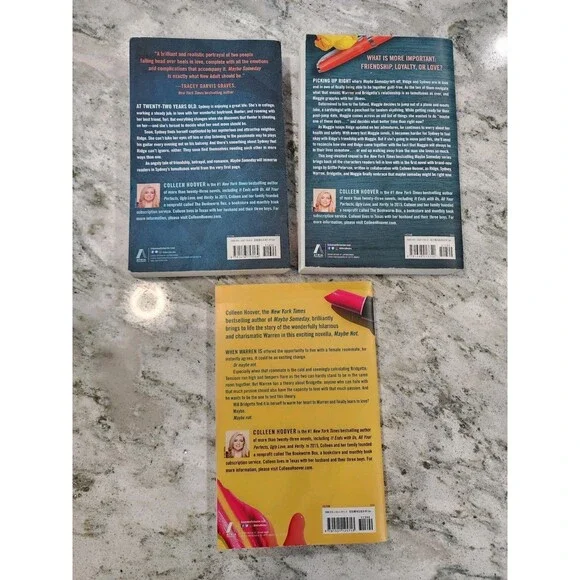 Maybe Someday Series By Colleen Hoover 3 Books Set Paperback - Picture 2 of 4